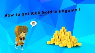 How to get 1000 gold in kogama ! (no hack)