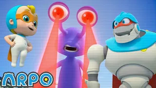 Superhero ARPO Saves The Day!!! | ARPO The Robot | Funny Cartoons for Kids | Arpo and Daniel