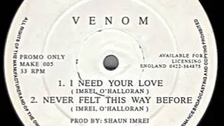 Venom - Never Felt This Way Before - Creative Rhythm Records