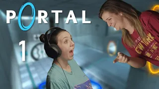 We get to eat CAKE after this?! | Portal | Blind Playthrough | 1