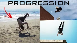 Parkour & Freerunning Progression 1 Year