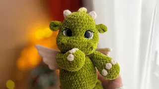 Joe the dragon, crochet pattern eng (english). Дракончик Джо, майстер-клас (МК) українською.