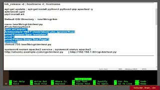 How To Setup Apache To Run Python CGI Scripts On Ubuntu 20.04 LTS