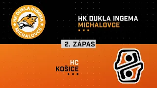 2.zápas štvrťfinále HK Dukla INGEMA Michalovce - HC Košice HIGHLIGHTS
