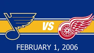 Blues Highlights: Blues at Red Wings: February 1, 2006