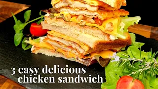 3 Easy Chicken Recipes Sandwich | that you can make yourself today! #chickensandwich #easyrecipe