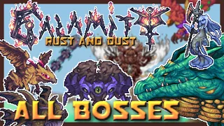 Terraria: Calamity Mod - ALL BOSSES (Rust and Dust Update)