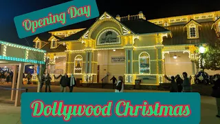 2019 Dollywood Smoky Mountain Christmas | Opening Day, Christmas lights, and Parade of Many Colors