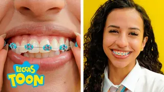 RAISSA USA APARELHO NOS DENTES NA ESCOLA !!!