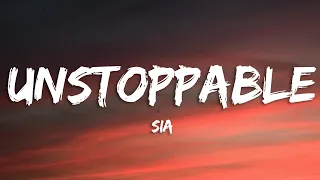 Sia - Unstoppable (Lyrics) R3HAB Remix