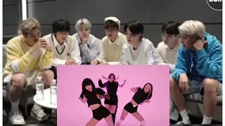 BTS Reaction to BLACKPINK - ' How You Like That ' Dance Practice