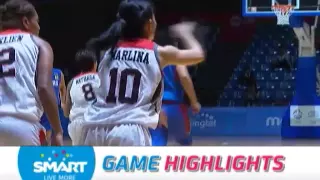 Women's Basketball: Philippines vs. Indonesia Highlights | 2015 SEA Games