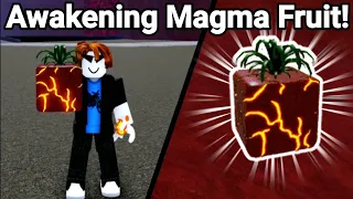 I Awakened MAGMA Fruit And Is STRONG... (Blox Fruits)