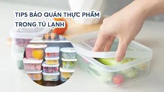 Tip bảo quản thực phẩm trong tủ lạnh cực hay I Giữ rau củ tươi ngon lâu cùng bộ hộp thực phẩm Inochi