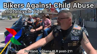 Bikers Against Child Abuse ride - American Legion Riders