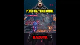 Kazuya PEWGF Crazy Combo High Damage in Tekken 8#tekken #tekken8 #gaming #shorst #shortsfeed #short