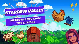 NEW MEADOWLANDS FARM TIPS AND TRICKS IN STARDEW VALLEY 1.6