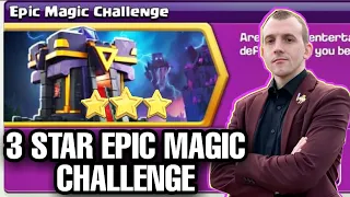 Easily 3 Star "The Epic Magic Challenge" With @JudoSloth Strategy | Clash with kvn