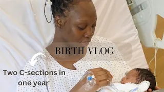 BIRTH VLOG// SECOND CSECTION. Meet Baby number 2.