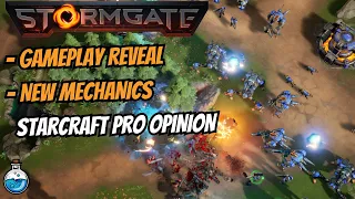 Stormgate public (Pre-alpha) gameplay reveal with StarCraft 2 pro gamer MaNa