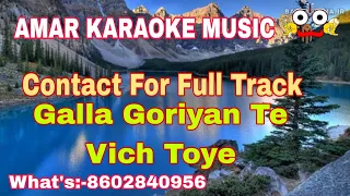 Gallan Goriyan | Karaoke With Lyrics | Amar Karaoke