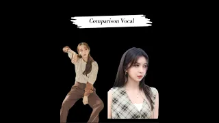 Comparison vocal between Mamamoo Moonbyul and Dreamcatcher Dami