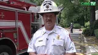 Cobb Fire's Innovative Big Fire Training! - July 26, 2019