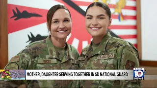 Mother-daughter duo serve together in National Guard