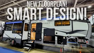 This space is amazing inside the Alliance Avenue 36BRM Fifth Wheel RV!