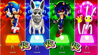 Ultimate Tiles Hop Showdown  Sonic Prime 🆚Zoonomaly 🆚Sonic EXE 🆚Digital Circus!