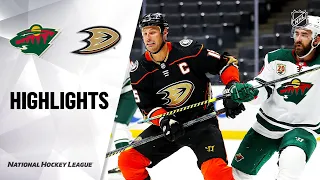 Wild @ Ducks 01/18/21 | NHL Highlights