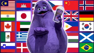 Grimace Shake in 70 Languages Meme