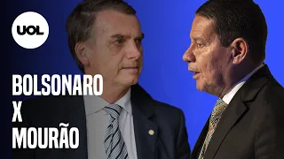 Bolsonaro e Mourão: quatro vezes em que presidente e vice se desentenderam