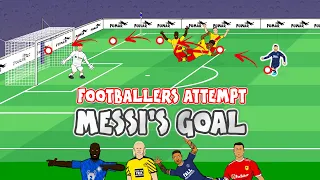 Messi Title Winning Goal: Footballers Attempt (Feat Ronaldo Pogba Bruno Benzema & more)