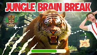 Jungle Brain Break for Kids | Animal Workout and Movement Activity for Home or PE