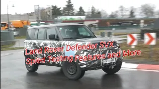 Land Rover Defender SVX 2024 Spied Testing and Features #landrover #youtube #car #defendersvx #carlo