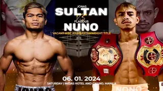 LATEST FIGHT 2024: Jonas Sultan(Ph) Vs Flasidus Nuno(Indonesia) BUMAWI SI SULTAN, CHAMPION NA ULIT😱