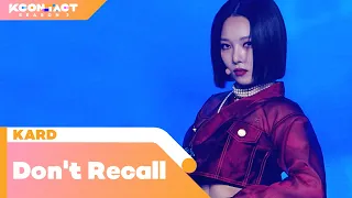 KARD (카드) - Don't Recall | KCON:TACT season 2