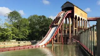 Flamingo Land Lost River Log Flume Ride POV 1080p HD