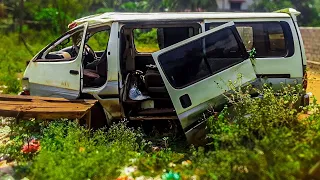 accident Toyota Hiace chassis work & restoration #ep1 @auto-maxcustoms7031