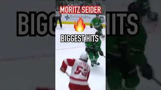 Moritz Seider HITS Like a TRUCK... #shorts #nhl @OfficialRedWings