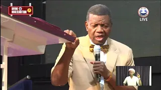 Pastor Adeboye ministration on November thanksgiving Sunday: ACCELERATION PROMOTION