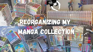 🌱 Reorganizing My Manga Collection |：✿ °.* 500+ volumes：✿ °.*