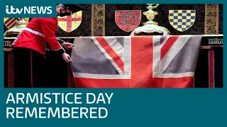 Armistice Day remembered as Covid enforces reduced services | ITV News