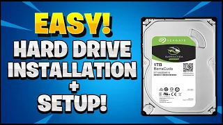 Internal Hard Drive Installation + Set Up (Easy!)