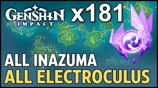 Genshin Impact - ALL 181 Electroculus Locations (ALL Inazuma) Full Guide