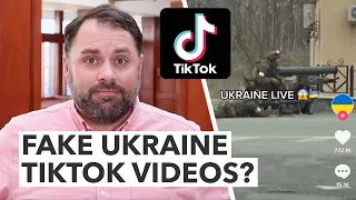 How TikTok videos can mislead about war in Ukraine