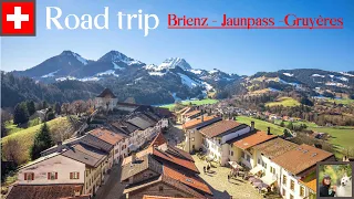 Road trip Switzerland - fron Brienz to Gruyère 4K