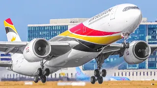 20 MINUTES of GREAT Landings & Takeoffs From UP CLOSE at Brussels Airport Plane Spotting [BRU/EBBR]