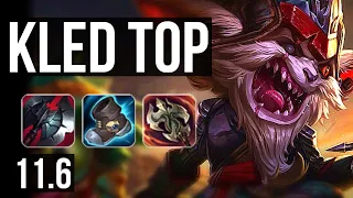 KLED vs MALPHITE (TOP) | 13/2/10, Godlike, 900K mastery, 300+ games | NA Master | v11.6